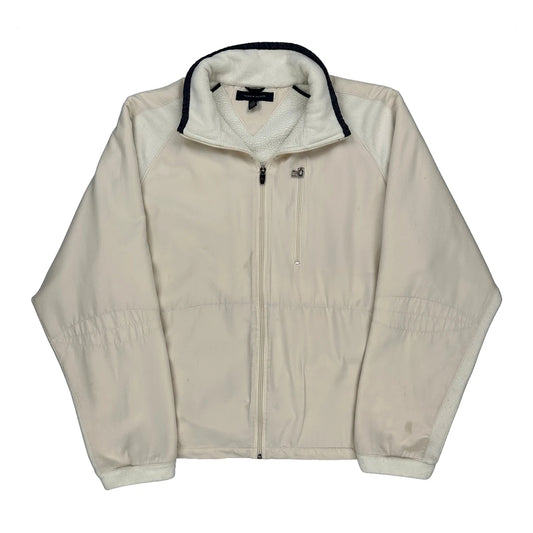 Vintage Tommy Hilfiger Fleece Jacket - XL Cream Polyester