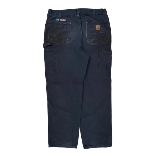 Vintage Carhartt Carpenter Trousers - 34W 32L Navy Cotton