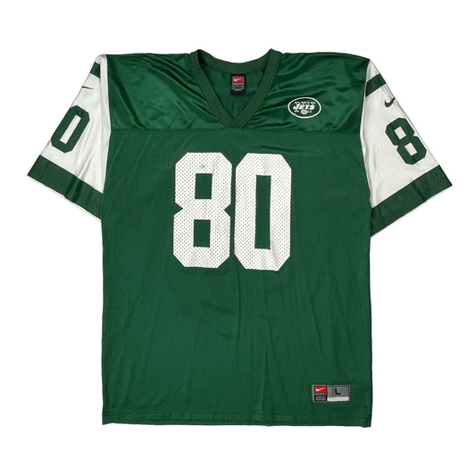 Vintage New York Jets Nike Football Jersey - Large Green Polyester