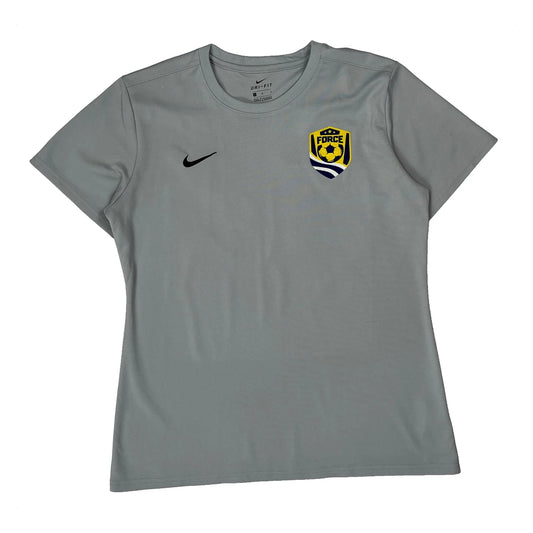 Vintage Force Nike Football Jersey - Large Grey Polyester