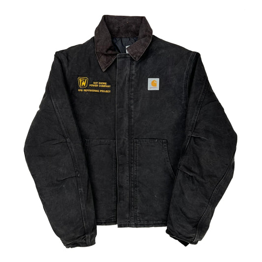 Faded Carhartt Arctic Jacket - Medium Black Cotton