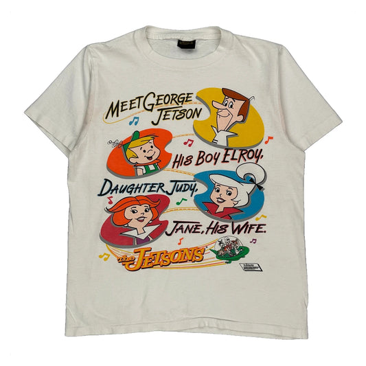 The Jetsons Changes Cartoon T-Shirt - Large White Cotton