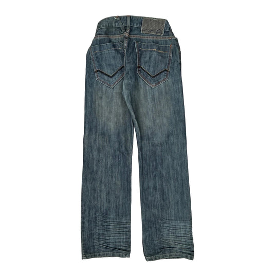 Y2K Jeans - 26W 32L Blue Denim