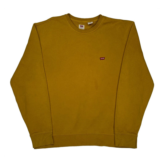 Levis Sweatshirt - Large Yellow Cotton