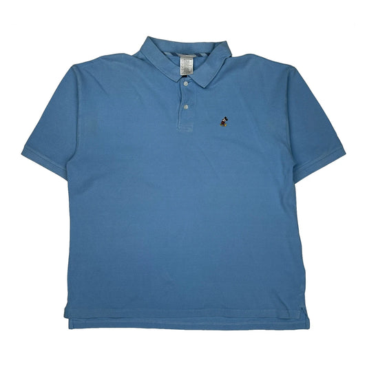 Disney Polo Shirt - Large Blue Cotton