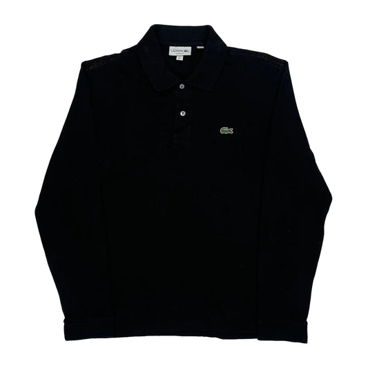 Lacoste Polo Shirt - XL Black Cotton