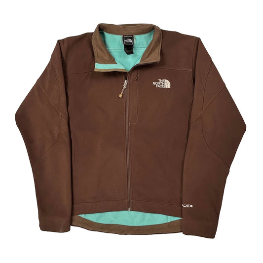 Apex The North Face Fleece Jacket - Medium Brown Polyester