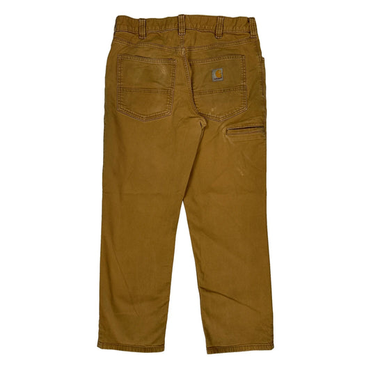 Carhartt Carpenter Trousers - 30W 27L Brown Cotton