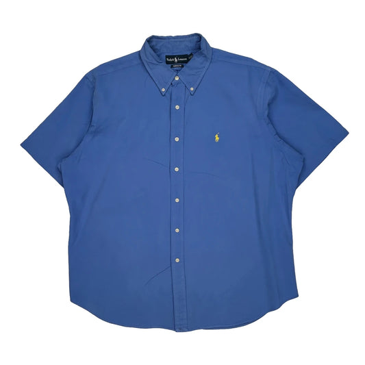 Ralph Lauren Short Sleeve Shirt - 2XL Blue Cotton
