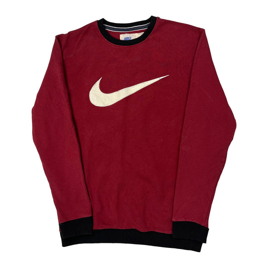 1985 Series Nike Sweatshirt - Medium Red Cotton