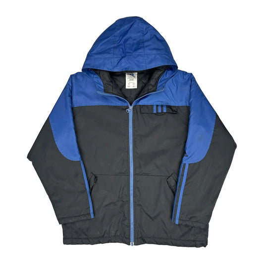 Adidas Windbreaker - Large Black Polyester