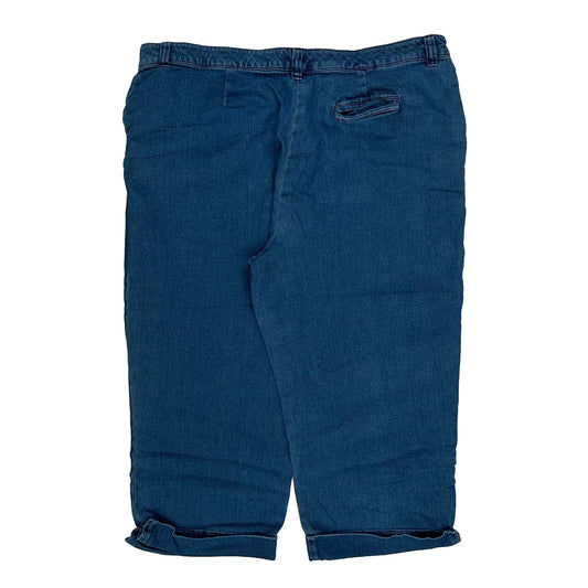 Karen Scott Jeans - 36W UK 18 Blue Cotton