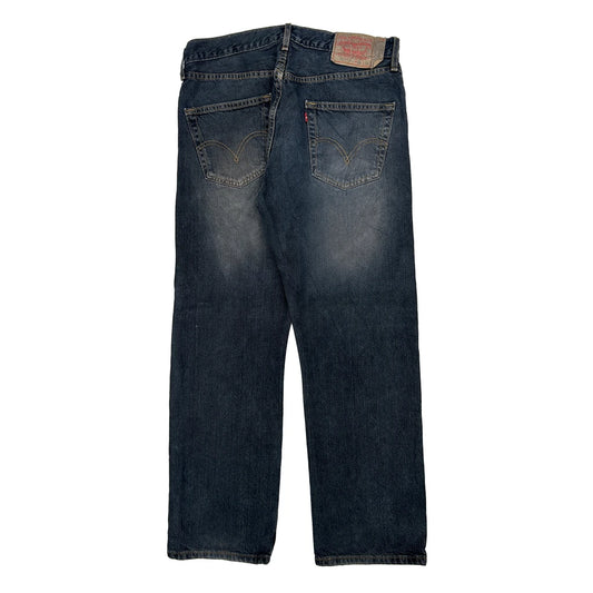501 Levis Jeans - 33W 30L Dark Wash Denim