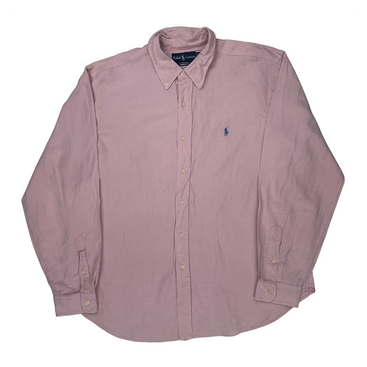 Vintage Ralph Lauren Shirt - XL Pink Cotton