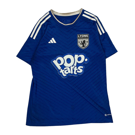 Lyons Township Soccer Club Adidas Football Shirt - Medium White Polyester