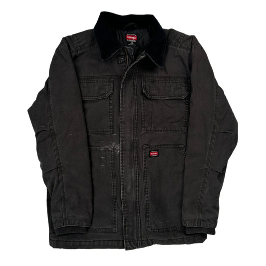 Vintage Wrangler Jacket - Small Black Cotton
