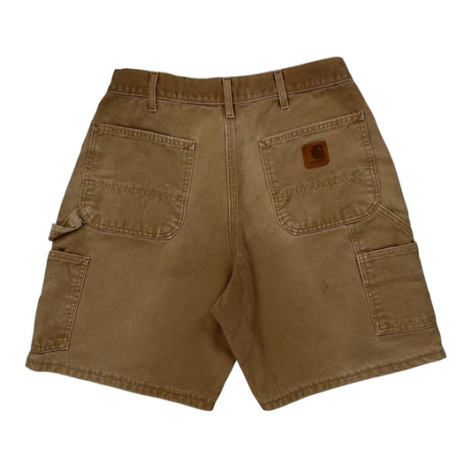 Carhartt Carpenter Shorts - 30W 10L Brown Cotton