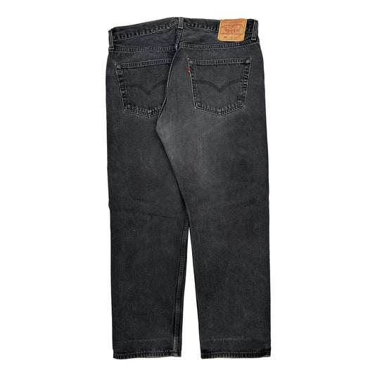 501 Levis Jeans - 36W 30L Grey Cotton