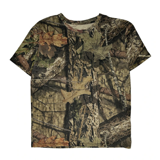 Mossy Oak Camo T-Shirt - Large Green Cotton