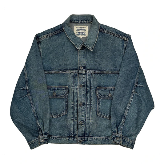 Levis Denim Jacket - Small Blue Denim