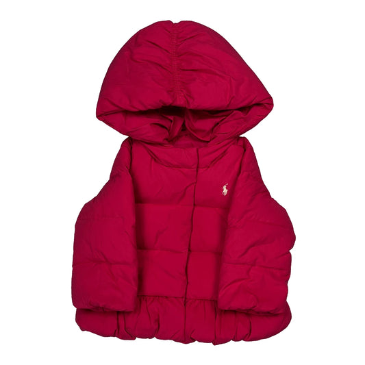 Vintage Age 12 Months Ralph Lauren Puffer - 2XS Red Polyester