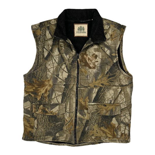 Tallwoods Camo Gilet - 2XL Green Cotton