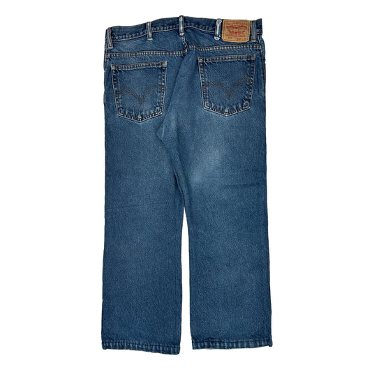 517 Levis Boot Cut Jeans - 36W 29L Blue Denim