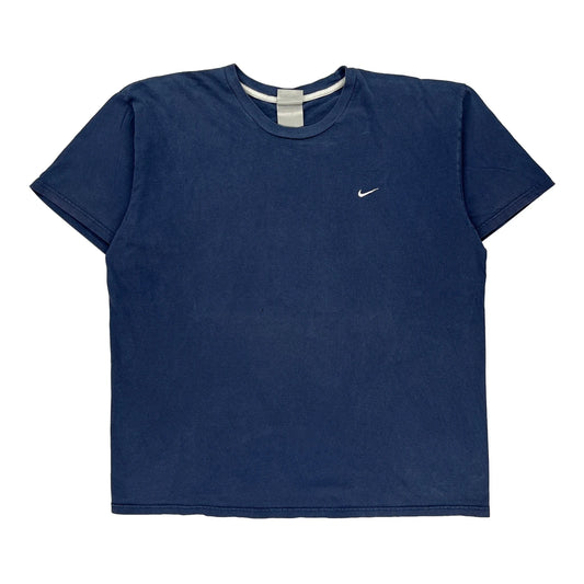 Nike T-Shirt - 2XL Navy Cotton