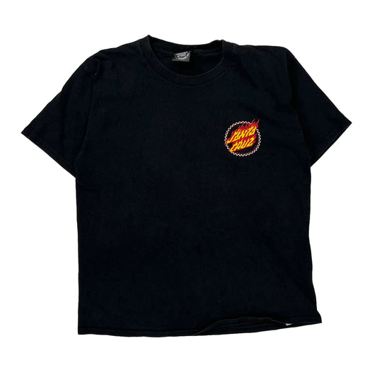 Santa Cruz T-Shirt - Small Black Cotton