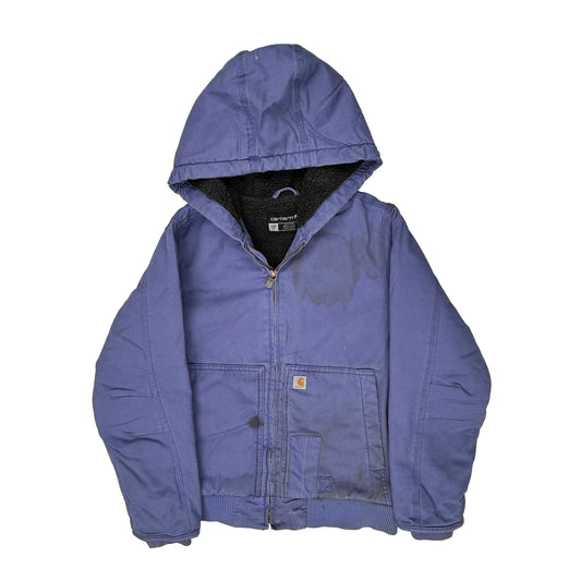 Age 14 Carhartt Jacket - Large Blue Cotton
