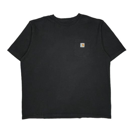 Vintage Carhartt T-Shirt - 2XL Black Cotton
