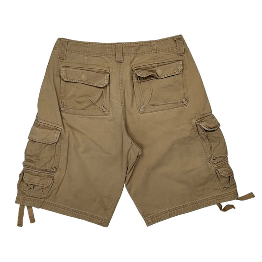 Lee Cargo Shorts - 31W 10L Beige Cotton