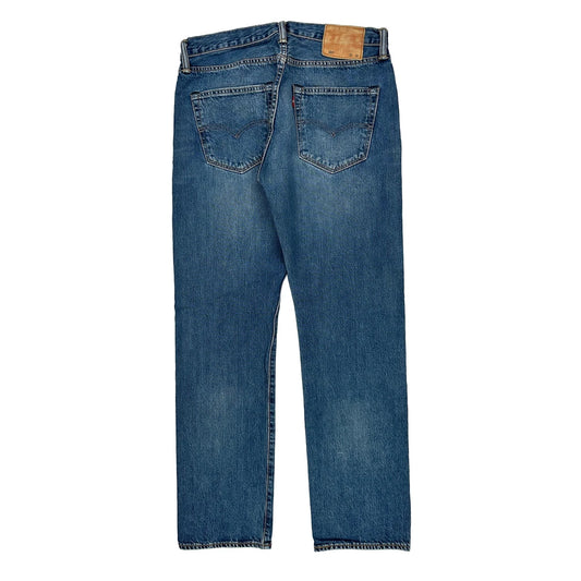 501 Levis Jeans - 33W 31L Blue Cotton