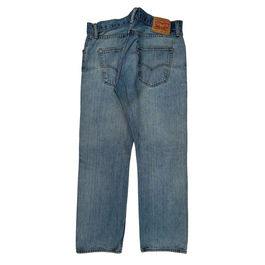 501 Levis Jeans - 32W 29L Light Wash Cotton
