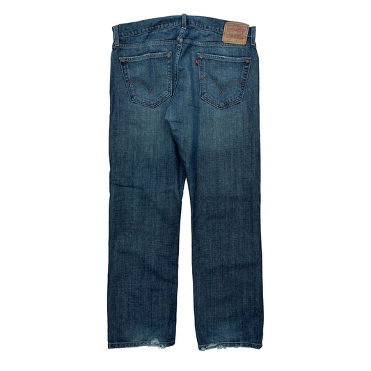 514 Levis Slim Fit Jeans - 36W 32L Blue Cotton