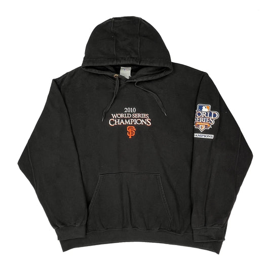 San Francisco Giants Majestic Hoodie - 2XL Black Cotton