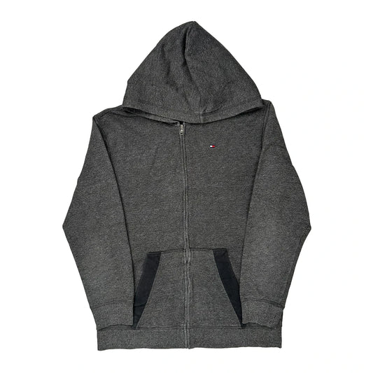 Hilfiger Tommy Hilfiger Spellout Hoodie - XL Grey Cotton