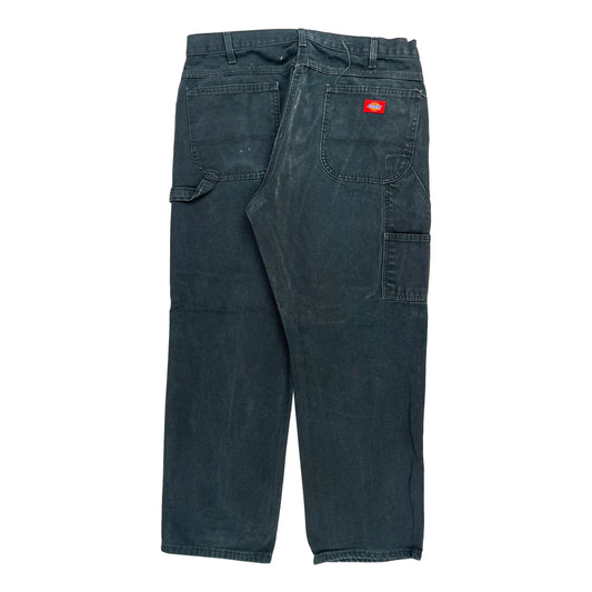 Dickies Carpenter Trousers - 35W 30L Black Cotton