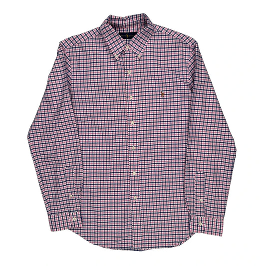 Ralph Lauren Checked Shirt - Medium Blue Cotton