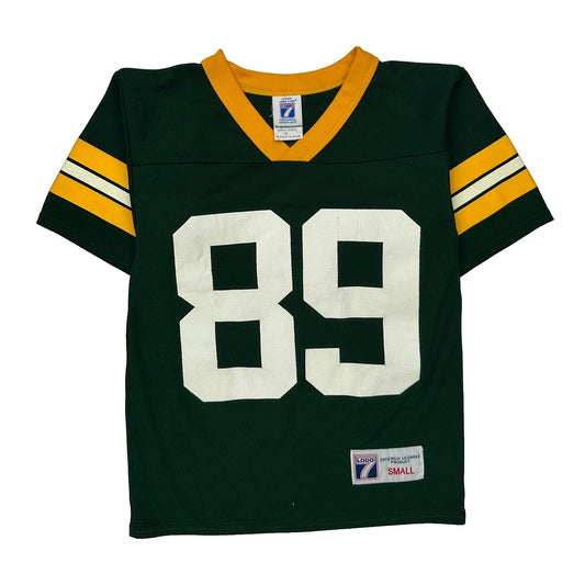 Vintage Age 8 Green Bay Packers Logo Athletics Nfl Jersey - Small Green Polyester