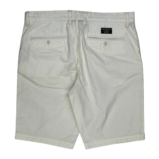 Armani Exchange Chino Shorts - 32W 9L White Cotton