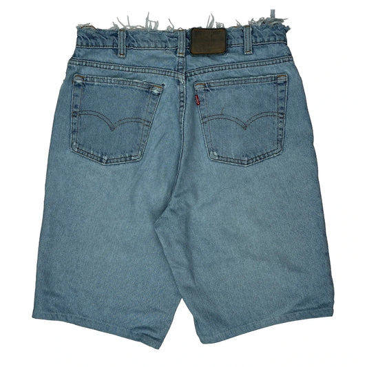 Levis Denim Shorts - 28W 10L Light Wash Denim