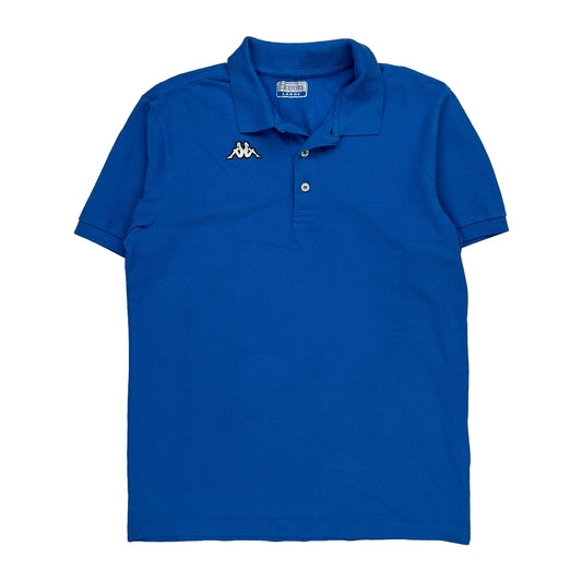 Kappa Polo Shirt - Large Blue Cotton