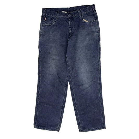 Carhartt Carpenter Jeans - 36W 32L Blue Cotton
