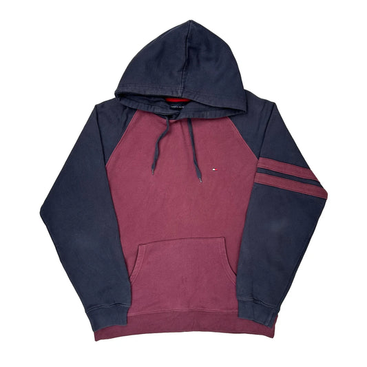 Tommy Hilfiger Hoodie - Medium Burgundy Cotton