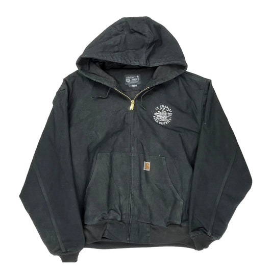 St. Charles Park District Carhartt Jacket - 2XL Black Cotton