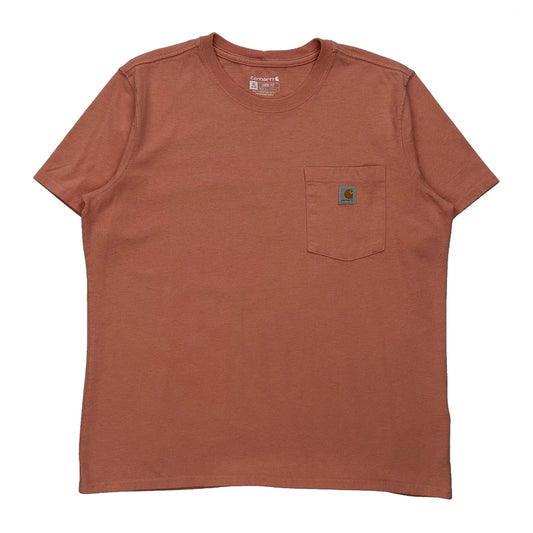 Carhartt T-Shirt - XL Orange Cotton