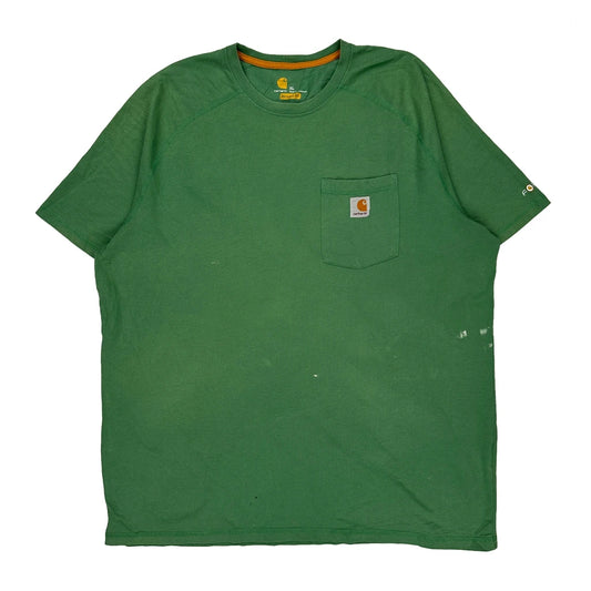 Carhartt T-Shirt - XL Green Cotton