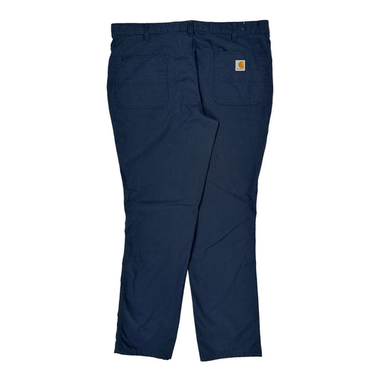 Carhartt Trousers - 40W 34L Blue Polyester Blend