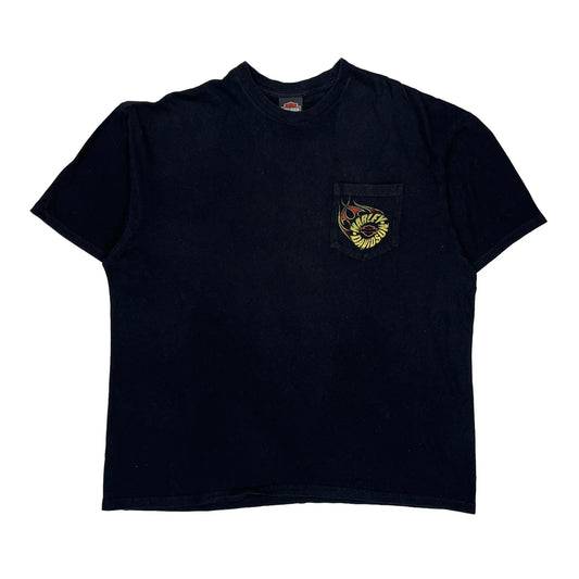 Benson Motorcycles Inc. Harley Davidson Graphic T-Shirt - 2XL Black Cotton